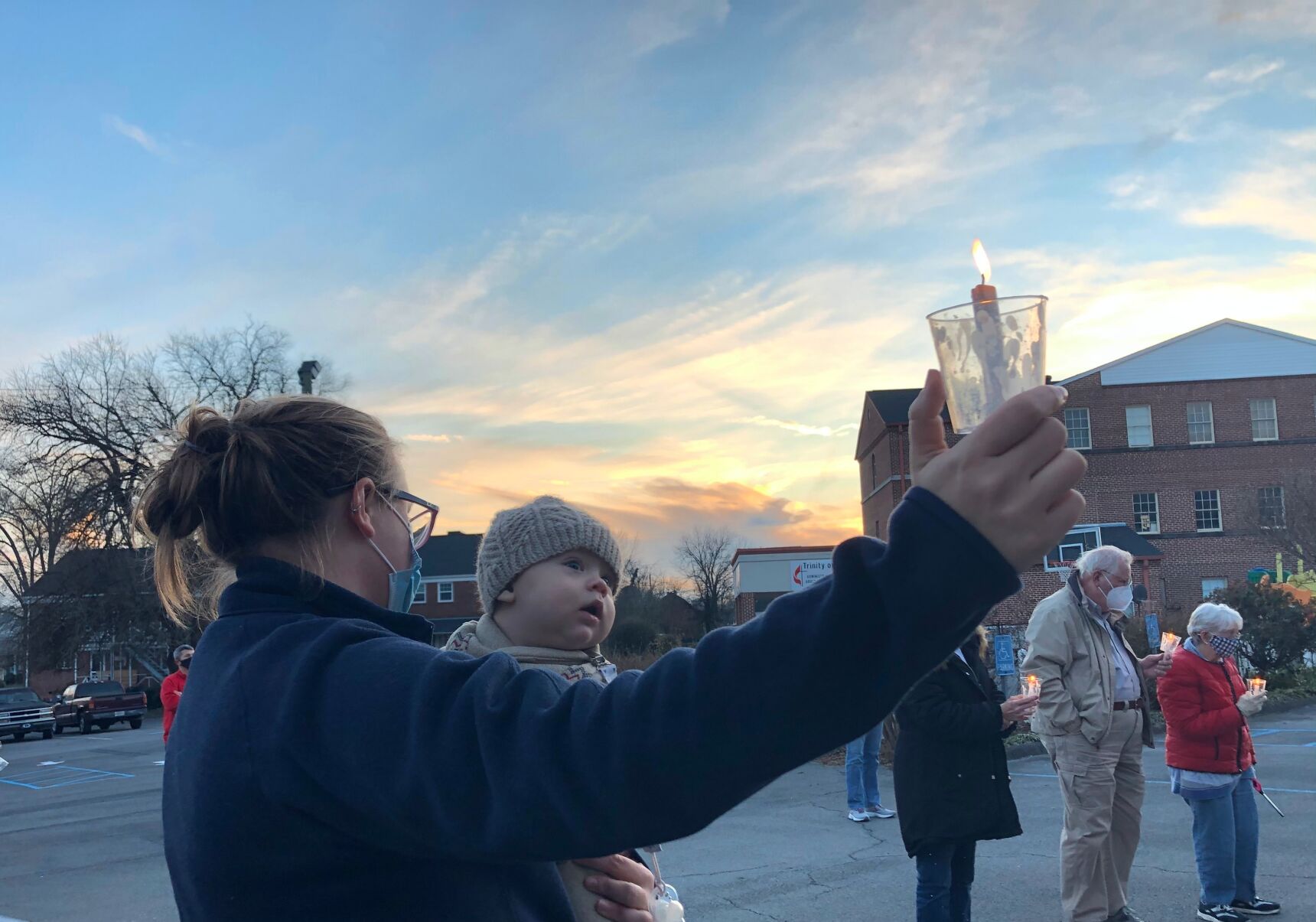 Prayer vigil at Trinity United Methodist Church